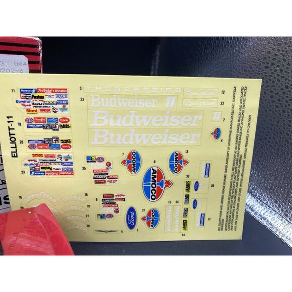 Vintage NASCAR Bill Elliott #11 Budweiser Corded Telephone Columbia Tel-Com - Picture 2 of 14